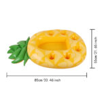 Inflatable Cup Holder Pineapple Drink Holder Swimming Pool Float Bathing Pool Toy Party Decoration Bar Coasters - Image 4