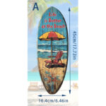 Summer Beach Ocean Theme Surfboard - Image 6