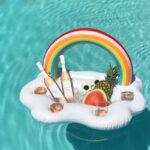 Gay Pride Rainbow Inflatable Pool Float Cooler - Image 9