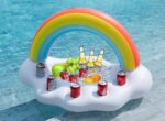 Gay Pride Rainbow Inflatable Pool Float Cooler - Image 3