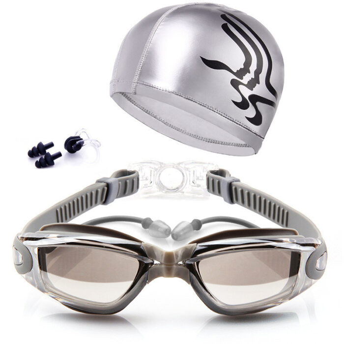 Swimming Goggles Set HD Waterproof Anti Fog Swimming Goggles - Image 2