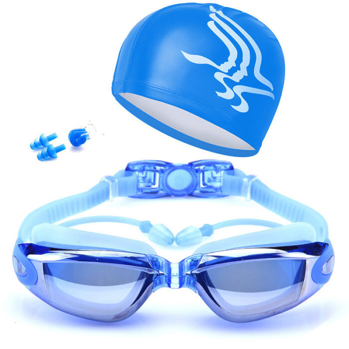 Swimming Goggles Set HD Waterproof Anti Fog Swimming Goggles - Image 3