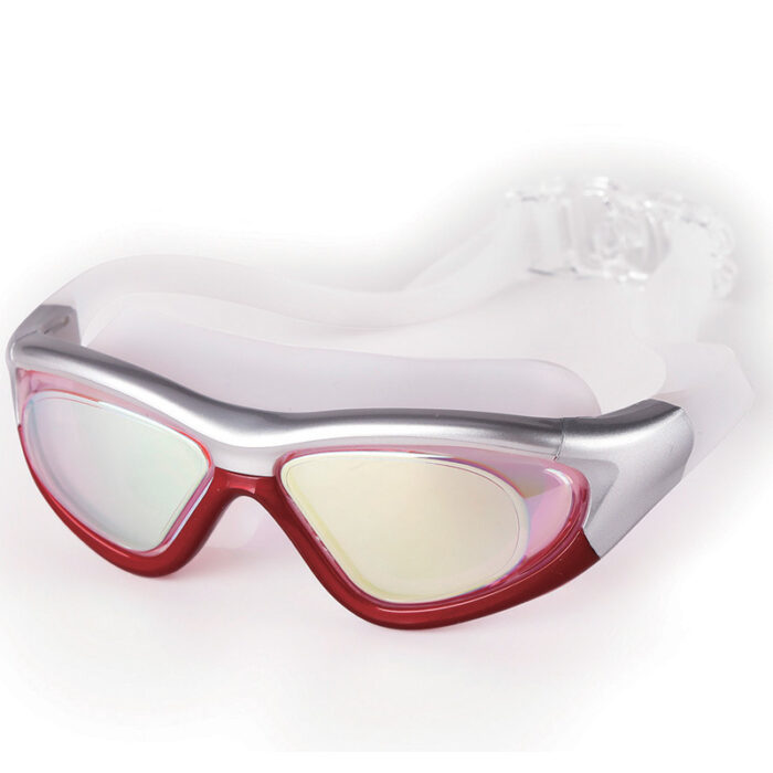 Large-Frame Swimming Goggles Flat Swimming Goggles Waterproof And Anti-Fog Diving Racing Swimming Goggles Unisex Glasses - Image 2