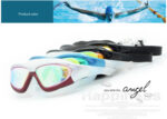 Large-Frame Swimming Goggles Flat Swimming Goggles Waterproof And Anti-Fog Diving Racing Swimming Goggles Unisex Glasses - Image 5