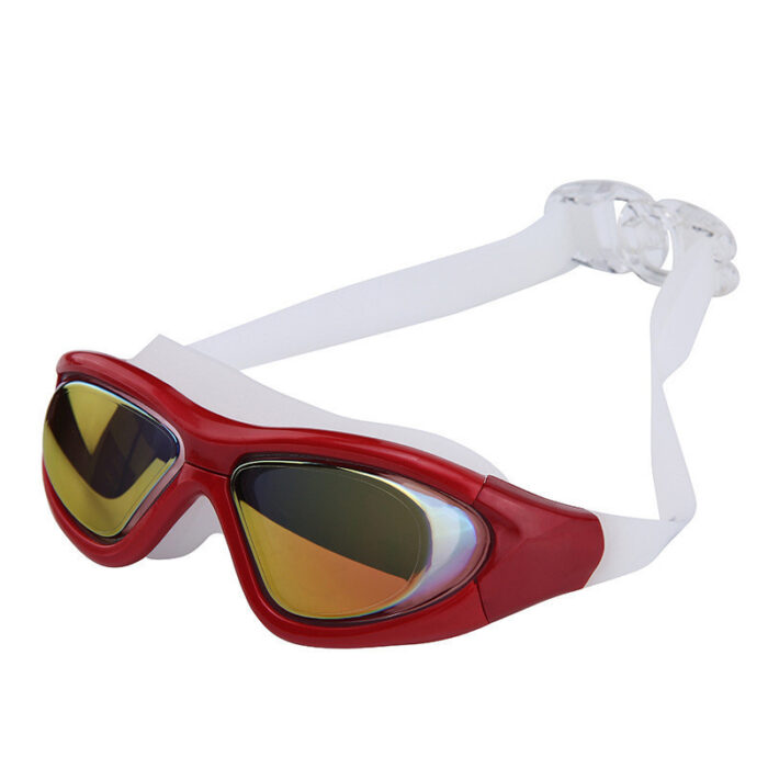 Waterproof Silicone Anti-fogging Swimming Goggles - Image 4