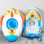 Flying Boat Motorboat Swimming Circle For Children - Image 3