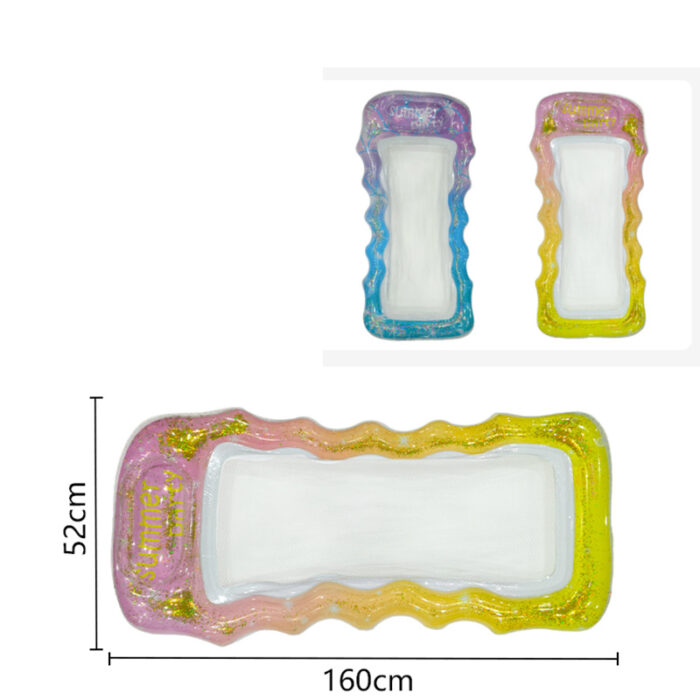 1pc Large Swimming Pool Float, Stylish Sequin Design, Essential For Pool Parties And Beach Activities, An Excellent Choice For Summer Gifts - Image 4