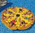 Inflatable Pizza Sleeping Bed Water Hammock Lounger Chair Float Swimming Pool Toys - Image 2