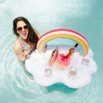 Gay Pride Rainbow Inflatable Pool Float Cooler - Image 7