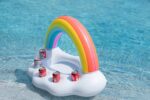 Gay Pride Rainbow Inflatable Pool Float Cooler - Image 2