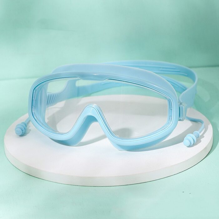 Swimming Goggles Large Frame Waterproof Anti-fog HD Glasses Equipment Men And Women Swimming Goggles - Image 6