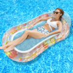 1pc Large Swimming Pool Float, Stylish Sequin Design, Essential For Pool Parties And Beach Activities, An Excellent Choice For Summer Gifts - Image 9