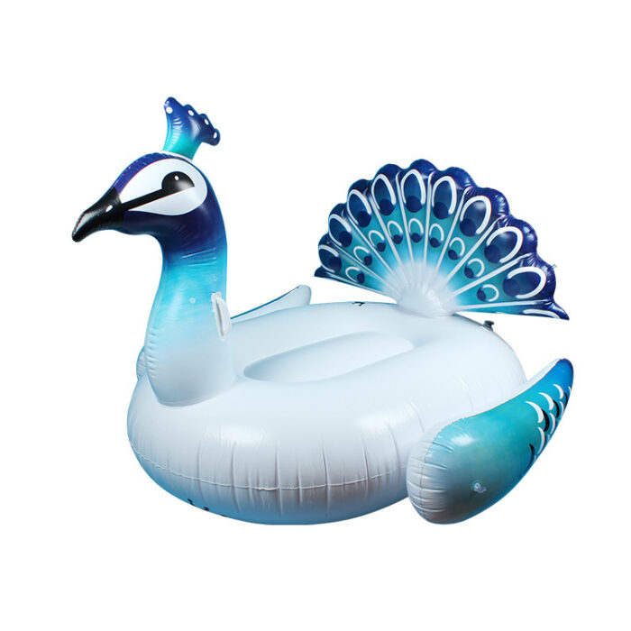 Giant Peacocks Pool Float Inflatable Mattress For Beach Swimming Ring Swim Circle Floating Bed Raft Summer Pool Party Toys - Image 1