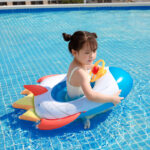 Flying Boat Motorboat Swimming Circle For Children - Image 5