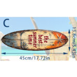 Summer Beach Ocean Theme Surfboard - Image 8