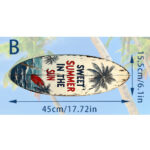 Summer Beach Ocean Theme Surfboard - Image 7
