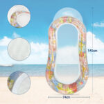 1pc Large Swimming Pool Float, Stylish Sequin Design, Essential For Pool Parties And Beach Activities, An Excellent Choice For Summer Gifts - Image 3