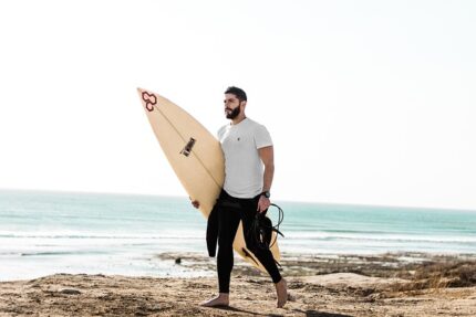 surfer, beach, man, leisure, surf, nature, ocean, water, sea, surfing, board